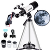 LUXUN Telescope for Astronomy Beginners Kids Adults,  70mm Aperture 400mm Astronomical Refracting Portable Telescope - Tr