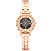 LVPAI FD1245 cadran imprimé fleur dames montre bracelet en alliage diamant montre à quartz