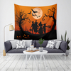 LWG5 Halloween tapisserie citrouille impression tenture murale tapisserie Art décor à la maison pour décorations dh