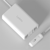 Lydsto 100W onduleur de voiture 12V à 220V convertisseur de puissance adaptateur automatique prise secteur QC3.0 chargeu