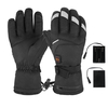 M / L 5 Niveau Gants de Chauffage Électriques Ski En Plein Air Étanche Hiver Chauffe-Main Chauffant Antidérapant