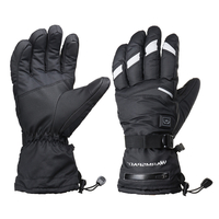 M / XL 5 niveau électrique chauffé gants tactiles décran moto en plein air ski étanche 10 heures chaud