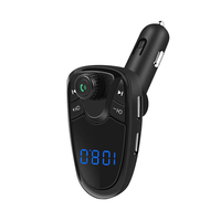 M1 voiture bluetooth lecteur mp3 émetteur fm kit mains libres appel voiture avec double chargeur de voiture USB écran 1, 