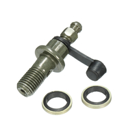 M10x1.25mm moto étrier de frein vis de purge banjo boulon mamelon + bouchon de poussière