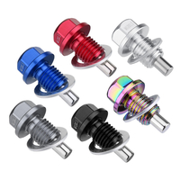 M12x1.5mm magnétique moteur huile vidange vidange filtre à vis de vidange adsorbant vis noir
