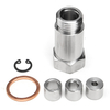 M18x1.5 Adaptateur de capteur doxygène O2 Adaptateur CEL Fixateur de restriction avec inserts de débit de gaz régla