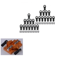 M3 / M4 Kit de boucle à bille de joint de tige de carbone à bras parallèle pour pièce dimprimante 3D Delta