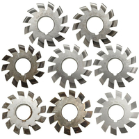 M4 PA20 Diamètre dalésage intérieur 22mm 1-8 HSS Fraise à fraiser à engrenage à engrenages