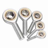 M5-M12 Mâle Joint Droit Tige Bout Rond Roulement Bronze Liner Performance Tige Bout