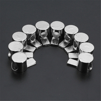 Machifit 10pcs profilé en aluminium accessoires dextrusion daluminium à lintérieur du support de connecte