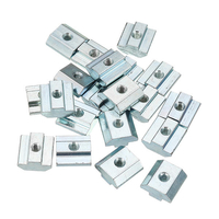Machifit 20pcs M5 T Écrou coulissant Zin plaqué en acier au carbone T Écrou coulissant pour 4040 profil en aluminium