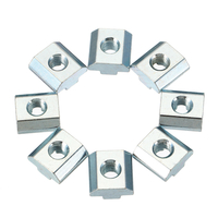 Machifit 20pcs M8 Ecrou coulissant en T revêtu de zinc pour profils en aluminium série 4040