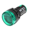 Machifit 22mm voltmètre AC numérique AC 50-500V voltmètre jauge indicateur daffichage numérique vert