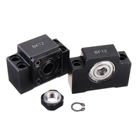 Machifit 2pcs BK12 BF12 Supports dextrémité de vis à billes pour vis à billes SFU1605 Pièces CNC XYZ