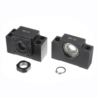 Machifit 2pcs BK15 BF15 Supports de vis à billes pour vis à billes 2005 2010 CNC XYZ Pièces