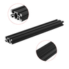 Machifit 300mm Longueur Cadre dextrusion de profilés en aluminium à rainure en T anodisé noir 2040 pour CNC