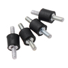 Machifit 4 pièces M3 8x8mm supports en caoutchouc Double extrémités vis anti-vibration montage amortisseur en caoutchouc