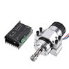 Machifit 400W 12000rpm ER11 Chuck CNC Moteur de broche sans brosse avec contrôleur de vitesse de pilote et pince