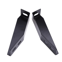 Machifit 4040 Extrusions en aluminium industriel connecteur de support incliné à angle droit renforcé noir
