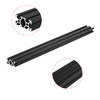 Machifit 450mm Longueur Cadre dextrusion de profilés en aluminium à rainure en T anodisé noir 2040 pour CNC