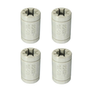 Machifit 4pcs Gris LM8UU Roulement Linéaire De Polymère Solide Pour Outil CNC
