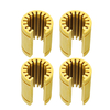 Machifit 4pcs LM16UUOP Roulement linéaire en polymère solide pour outil CNC
