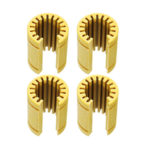 Machifit 4pcs LM16UUOP Roulement linéaire en polymère solide pour outil CNC