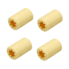Machifit 4pcs LM6UU Roulement linéaire en polymère solide pour outil CNC