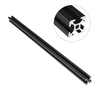 Machifit 600mm Longueur noir anodisé 2020 profilés en aluminium à rainure en T cadre dextrusion pour CNC