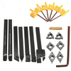 Machifit 7pcs 10mm Axie de la Tige Tournage Porte-outils Bar avec Inserts de Carbure