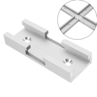 Machifit 80mm T-rail Connecteur T-slot Mitre Track Jig Fixation Connecteur Slot Pour Routeur Table