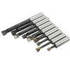 Machifit 9pcs 12mm tige alésage Set outil de tour à pointe de carbure