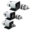 Machifit DC 12V Tour Presse 775 Moteur avec mandrin de perceuse à main miniature et support de montage