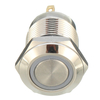 Machifit DC 5V 19mm 4 Broches Momentanée Commutateur Led Métal Léger Bouton-poussoir Interrupteur Étanche