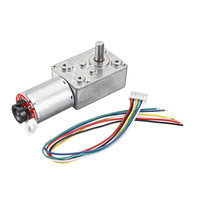 Machifit GW370 DC 12 V 20/40/70/100/400 tr / min Mini-turbine à engrenages à tige avec encodeur pour pulvérisateur autom