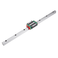 Machifit HGR15 100-1000mm Guide de Rail linéaire avec pièces de CNC de bloc de bride de glissière de Rail linéaire HGW15