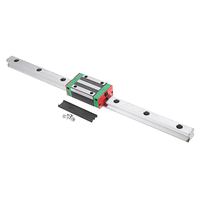 Machifit HGR20 Guide linéaire 400 mm avec pièces CNC de bloc de glissière de rail linéaire HGH20CA