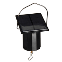 Machifit Moteur Solaire Vent Spinner Moteur Suspendu Affichage Moteur Rotatif Énergie Solaire Rotatif Crochet pour Caril
