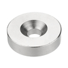 Machifit N50 Aimants annulaires puissants 40 x 10 mm Trou de 6, 5 mm Aimant en néodyme de terres rares