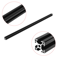 Machifit Noir 1000mm 3030 T Profil en aluminium profilé dextrusion pour CNC