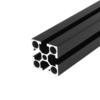 Machifit Noir 1000mm Longueur 4040 Profilé dextrusion en aluminium pour CNC