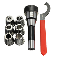 Machifit R8-ER32 mandrin porte-outil de fraisage avec 6Pcs ER32 ensemble de pinces à ressort pour outil CNC