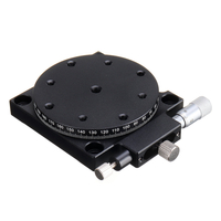Machifit RS60-L RS60-R 60mm axe R plate-forme rotative manuelle étape coulissante roulement de précision étape linéaire