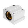 Machifit SC16UU Douille de glissière de roulement à mouvement linéaire en polymère solide de 16 mm pour CNC