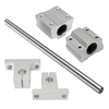 Machifit SCS8UU/SK8 8mm Shaft 200-1000mm Longueur Support de guidage de guide de rail linéaire optique CNC