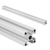 Machifit Silver 100-250mm 2020 T-slot Aluminum Extrusions Aluminum Profiles Frame for CNC Laser Engraving Machine