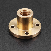 Machifit T10 Écrou à vis mère Écrou en laiton 10 mm pour CNC