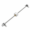 Machifit T8 Jeu de vis-mère de 400 mm avec support de boîtier décrou monté sur roulement à billes et accouplement d