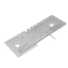 Machifit Universal Outil de soudage de règle de mesure pour inspection de soudure de jauge de soudure à 45 degrés