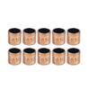 Machifit 10pcs 8x10x10mm Roulement à billes Bague Cuivre Alliage Roulement Bague